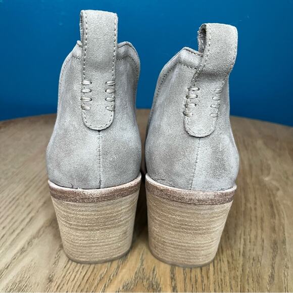 New! Jeffrey Campbell Rosee Suede Bootie Square Toe Western Women’s Size 10 - Picture 4 of 10